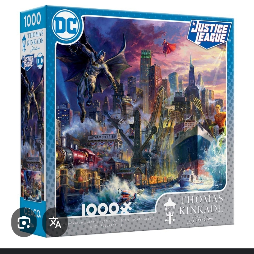 Thomas Kinkade DC Justice League 1000-Piece Puzzle